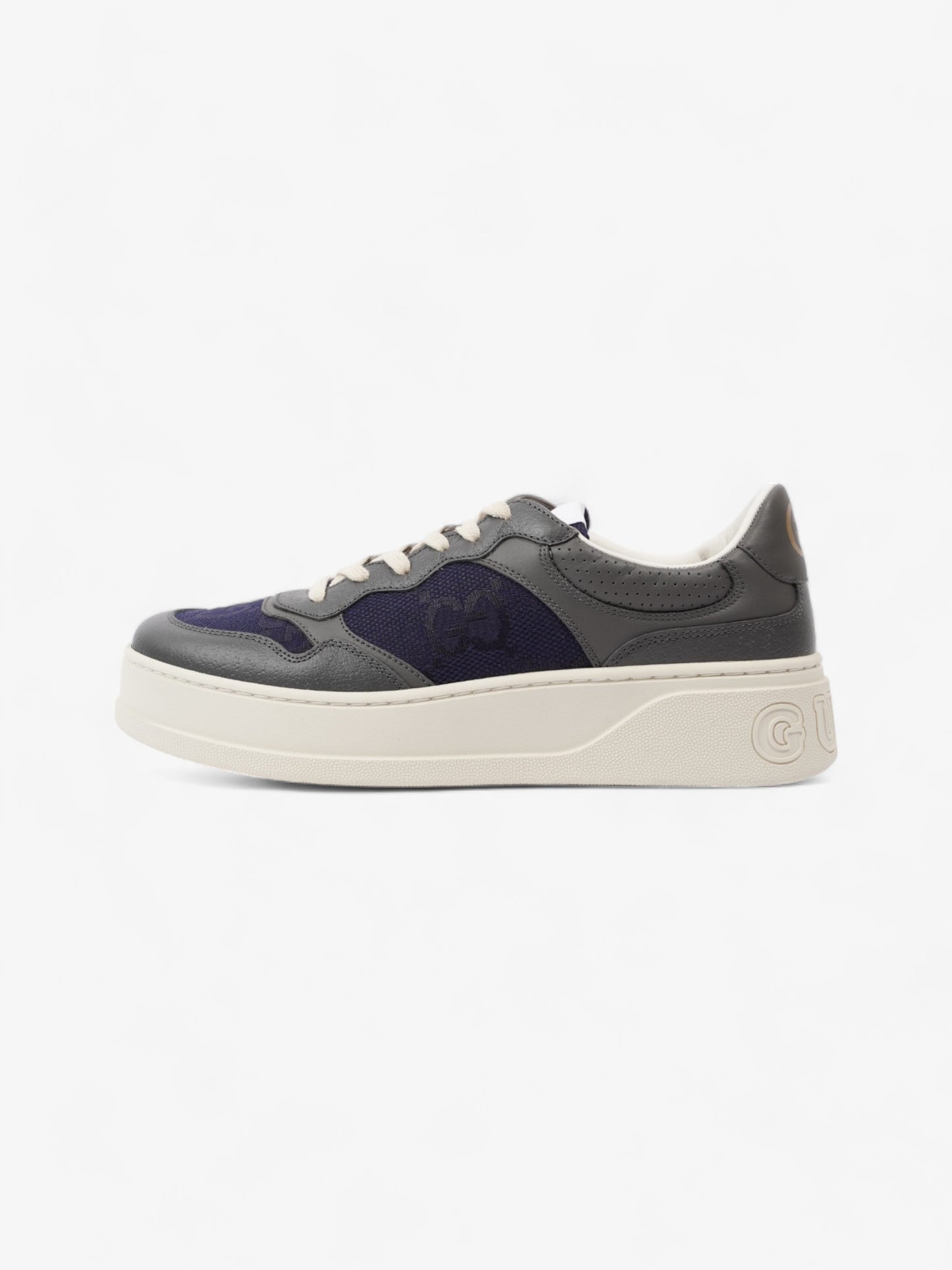 Gucci GG Sneakers Navy / Grey Canvas EU 43 UK 9