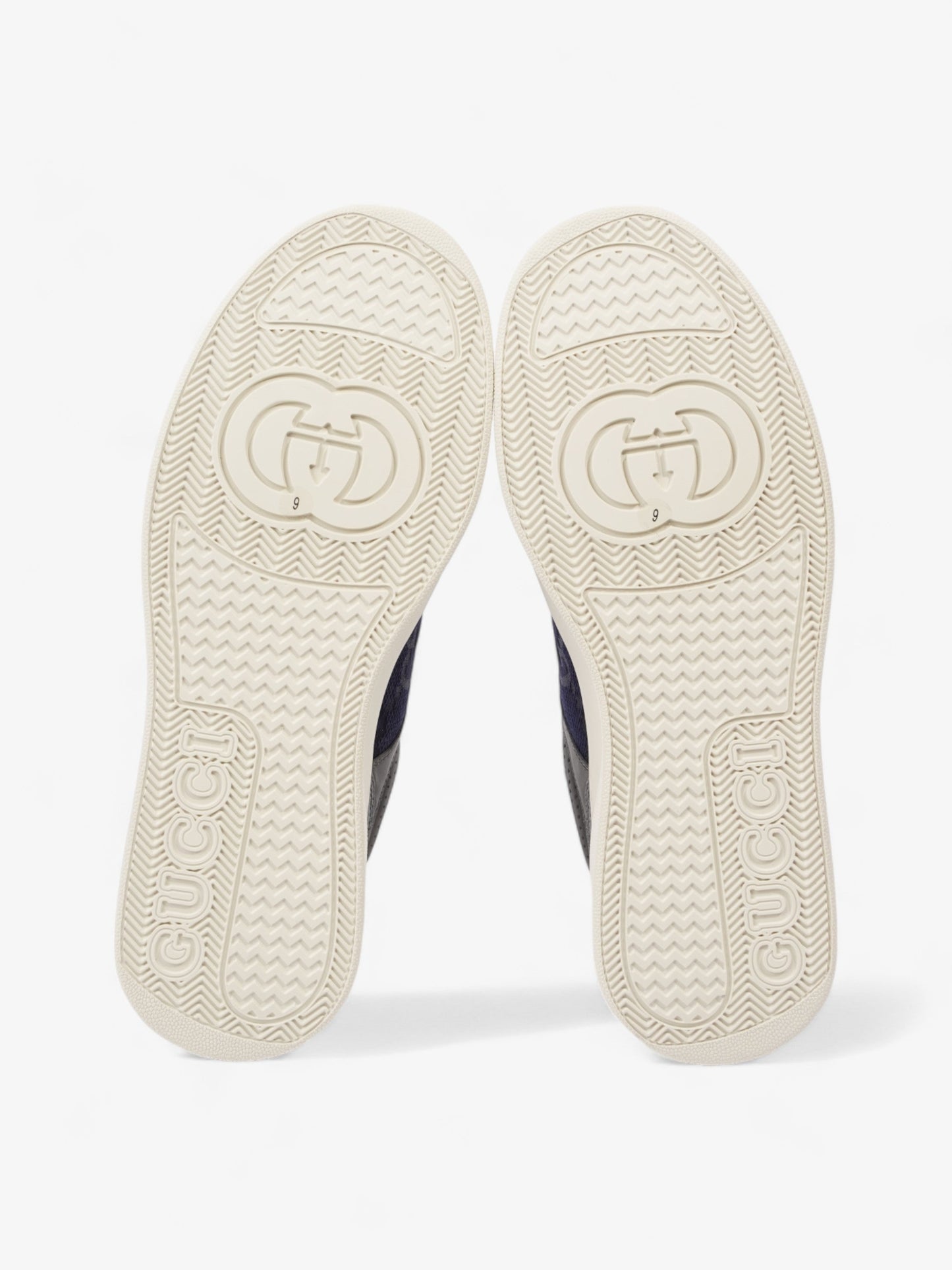 Gucci GG Sneakers Navy / Grey Canvas EU 43 UK 9