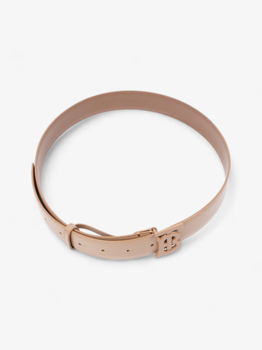 Burberry TB Belt Camel Leather Medium