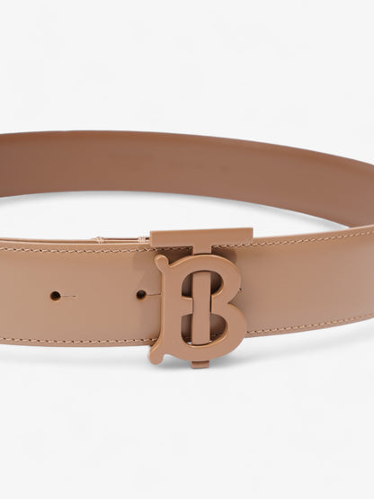Burberry TB Belt Camel Leather Medium