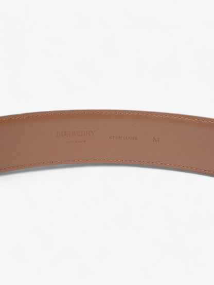 Burberry TB Belt Camel Leather Medium