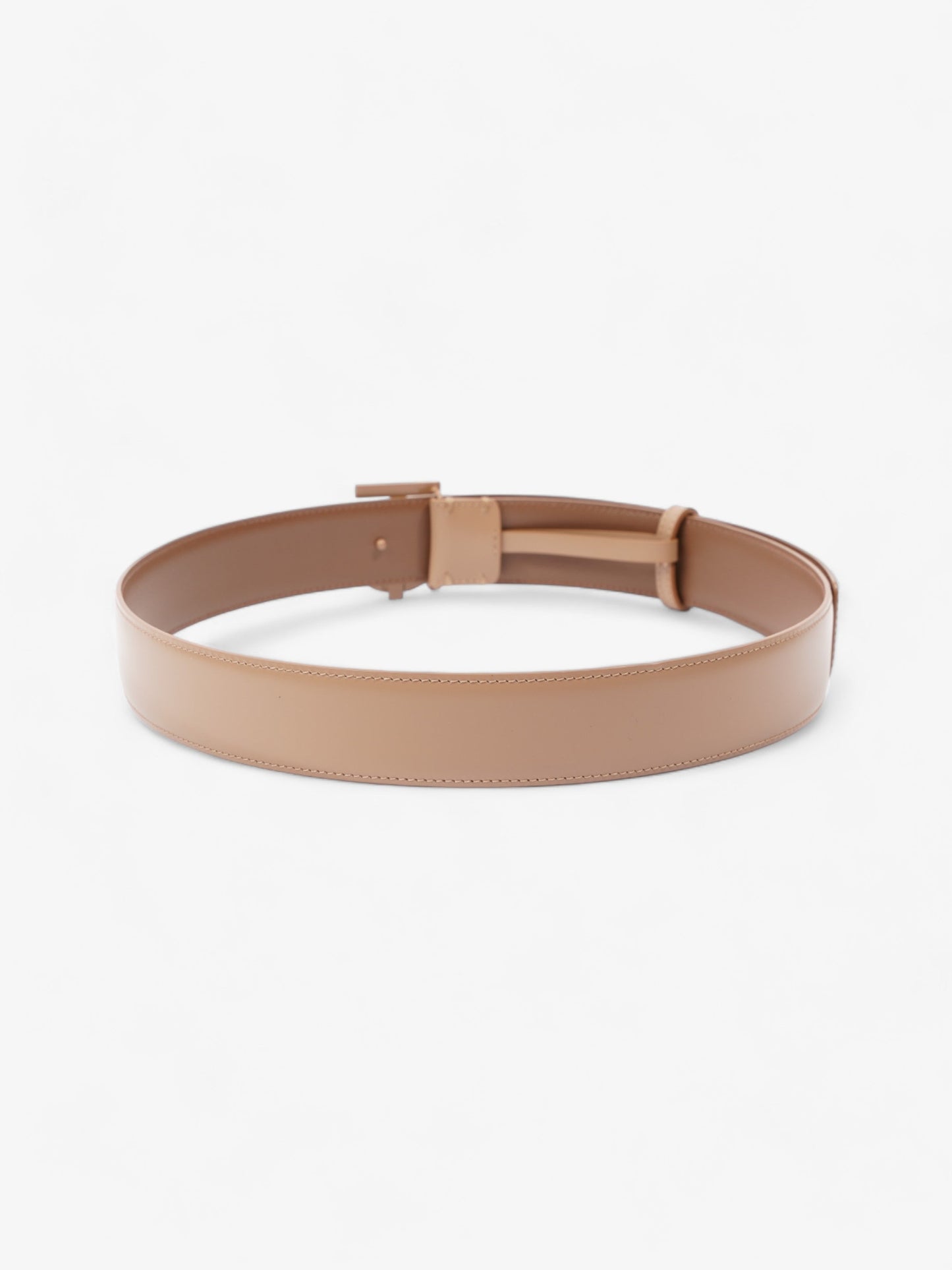 Burberry TB Belt Camel Leather Medium
