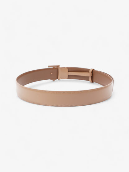 Burberry TB Belt Camel Leather Medium