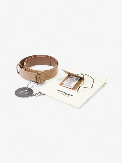 Burberry TB Belt Camel Leather Medium