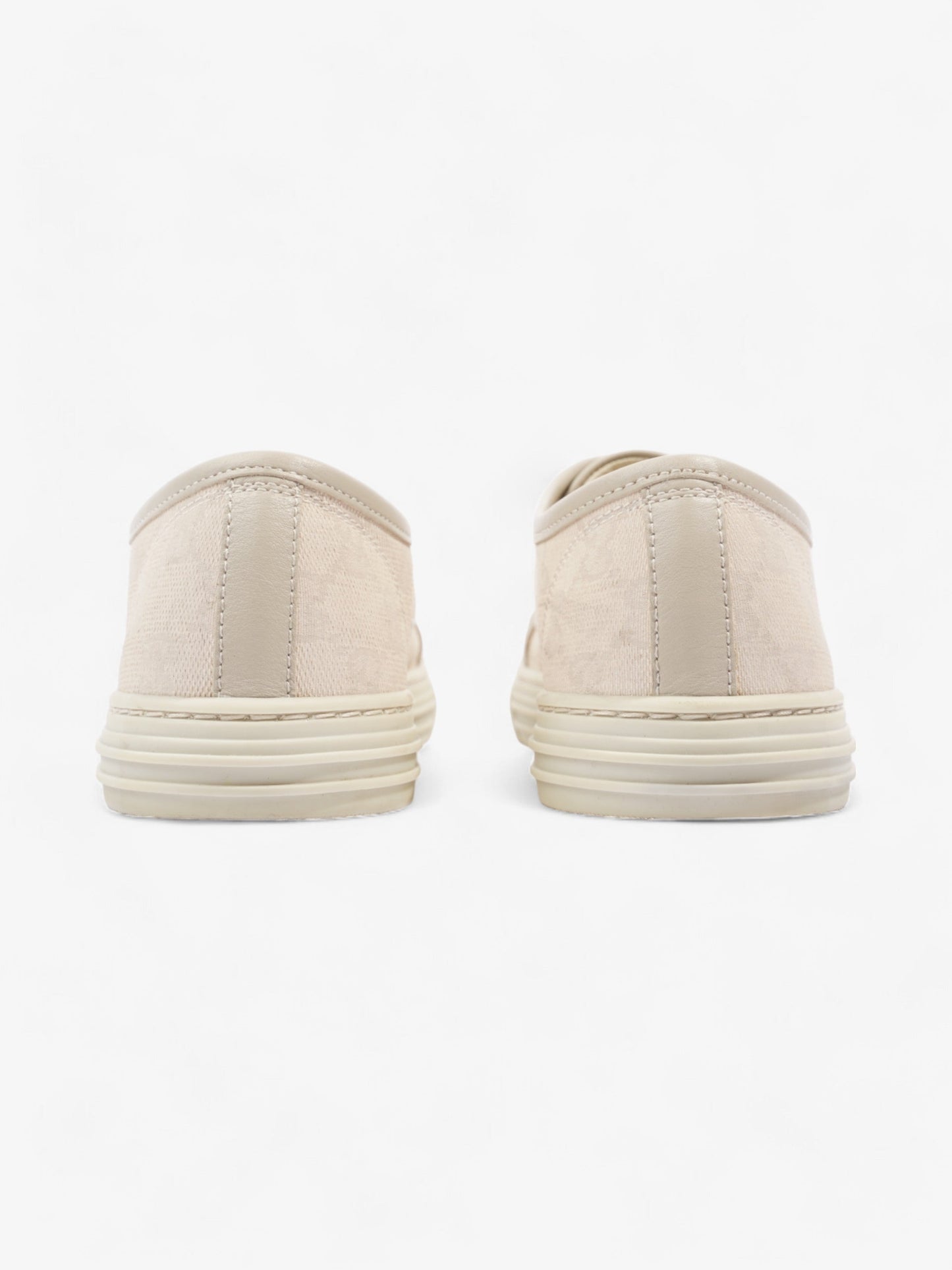 Gucci GG Low Top Sneaker Cream Canvas EU 38 UK 5