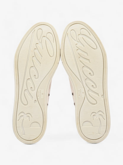 Gucci GG Low Top Sneaker Cream Canvas EU 38 UK 5