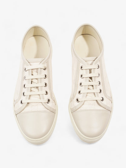 Gucci GG Low Top Sneaker Cream Canvas EU 38 UK 5