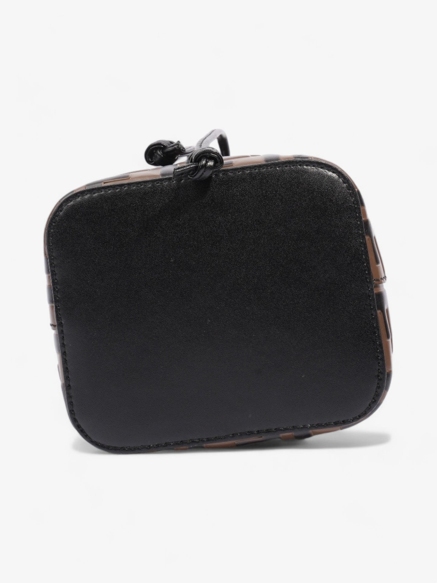 Fendi Mon Tresor Brown  / Black Calfskin Leather Mini