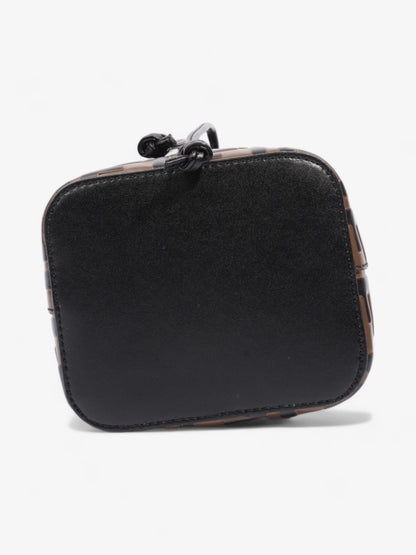 Fendi Mon Tresor Brown  / Black Calfskin Leather Mini