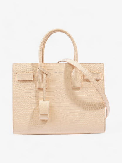 Saint Laurent Sac De Jour Light Beige Embossed Leather Baby