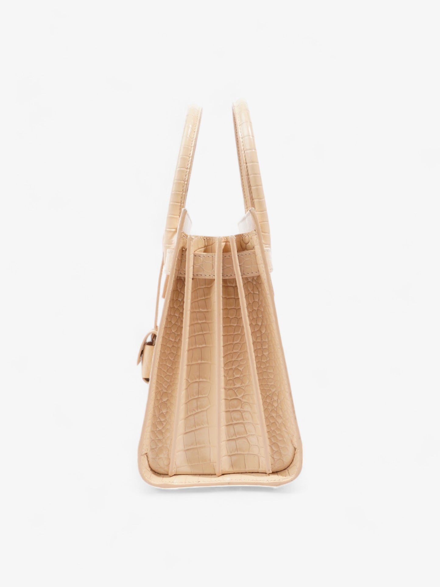 Saint Laurent Sac De Jour Light Beige Embossed Leather Baby