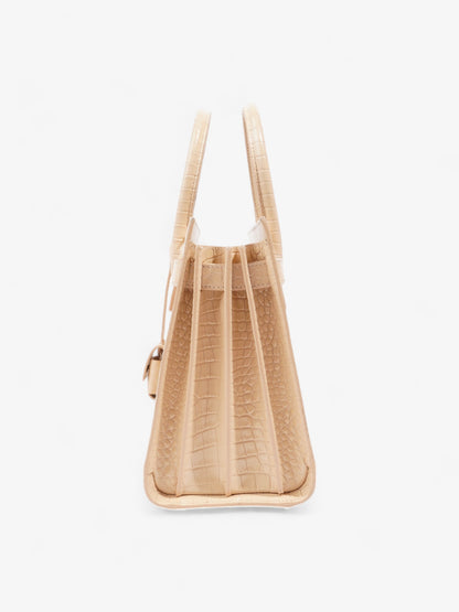 Saint Laurent Sac De Jour Light Beige Embossed Leather Baby