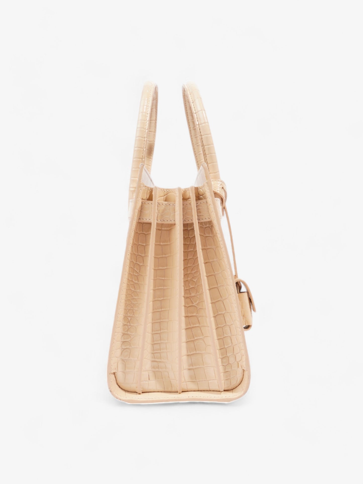 Saint Laurent Sac De Jour Light Beige Embossed Leather Baby