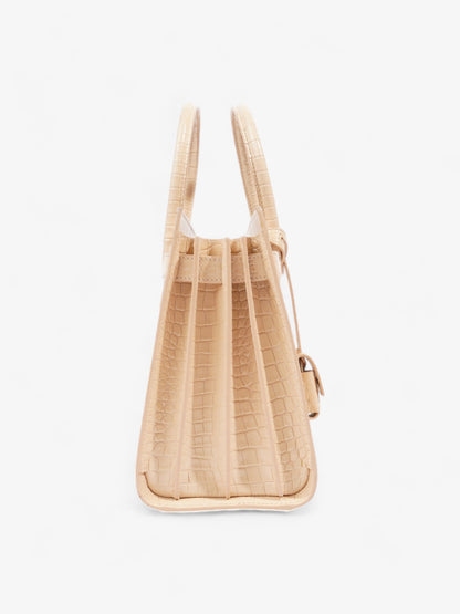 Saint Laurent Sac De Jour Light Beige Embossed Leather Baby