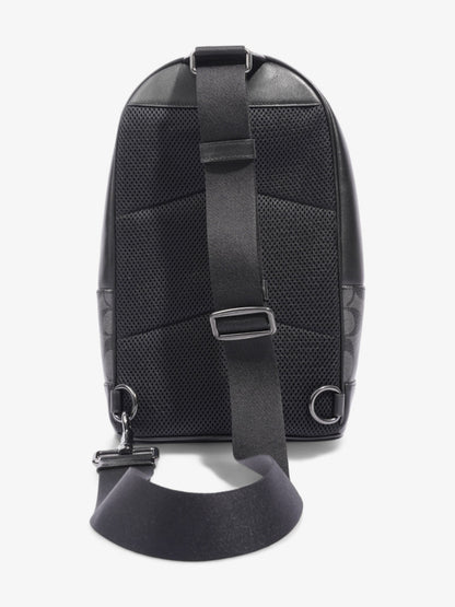 Coach West Pack Black Signature Canvas Coated Canvas