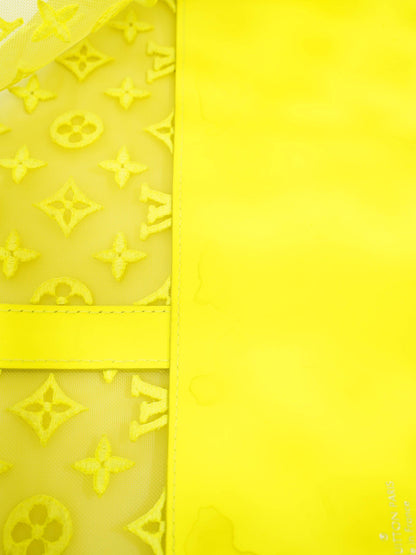Louis Vuitton Keepall 50 Yellow Monogram Mesh