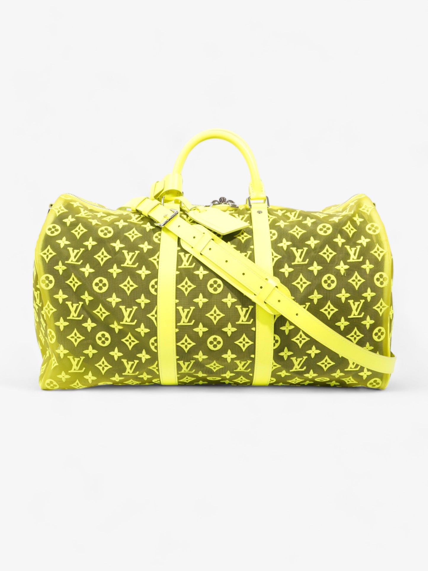 Louis Vuitton Keepall 50 Yellow Monogram Mesh