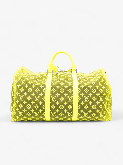 Louis Vuitton Keepall 50 Yellow Monogram Mesh