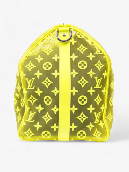 Louis Vuitton Keepall 50 Yellow Monogram Mesh