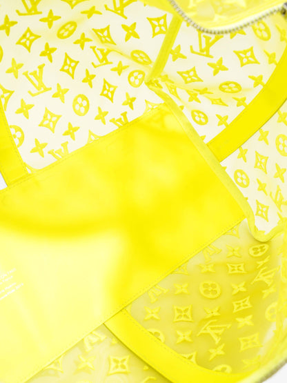 Louis Vuitton Keepall 50 Yellow Monogram Mesh