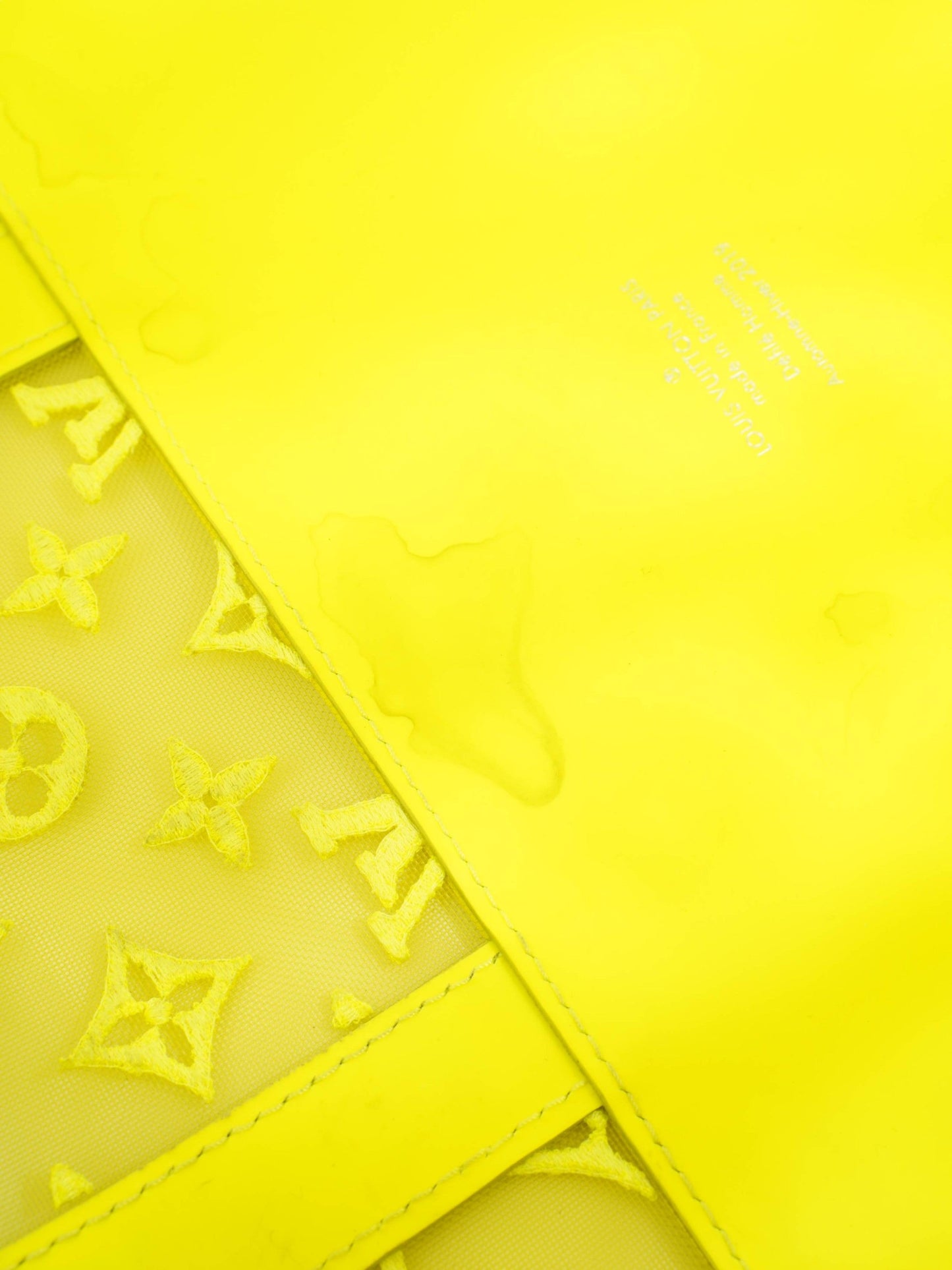 Louis Vuitton Keepall 50 Yellow Monogram Mesh