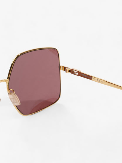 Fendi FF Sunglasses Gold Acetate 145mm