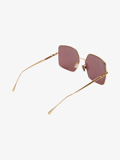Fendi FF Sunglasses Gold Acetate 145mm