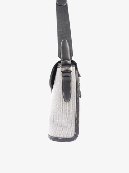 Burberry Horseferry Print Grey / Black Canvas