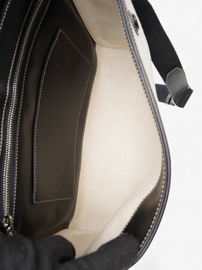 Burberry Horseferry Print Grey / Black Canvas