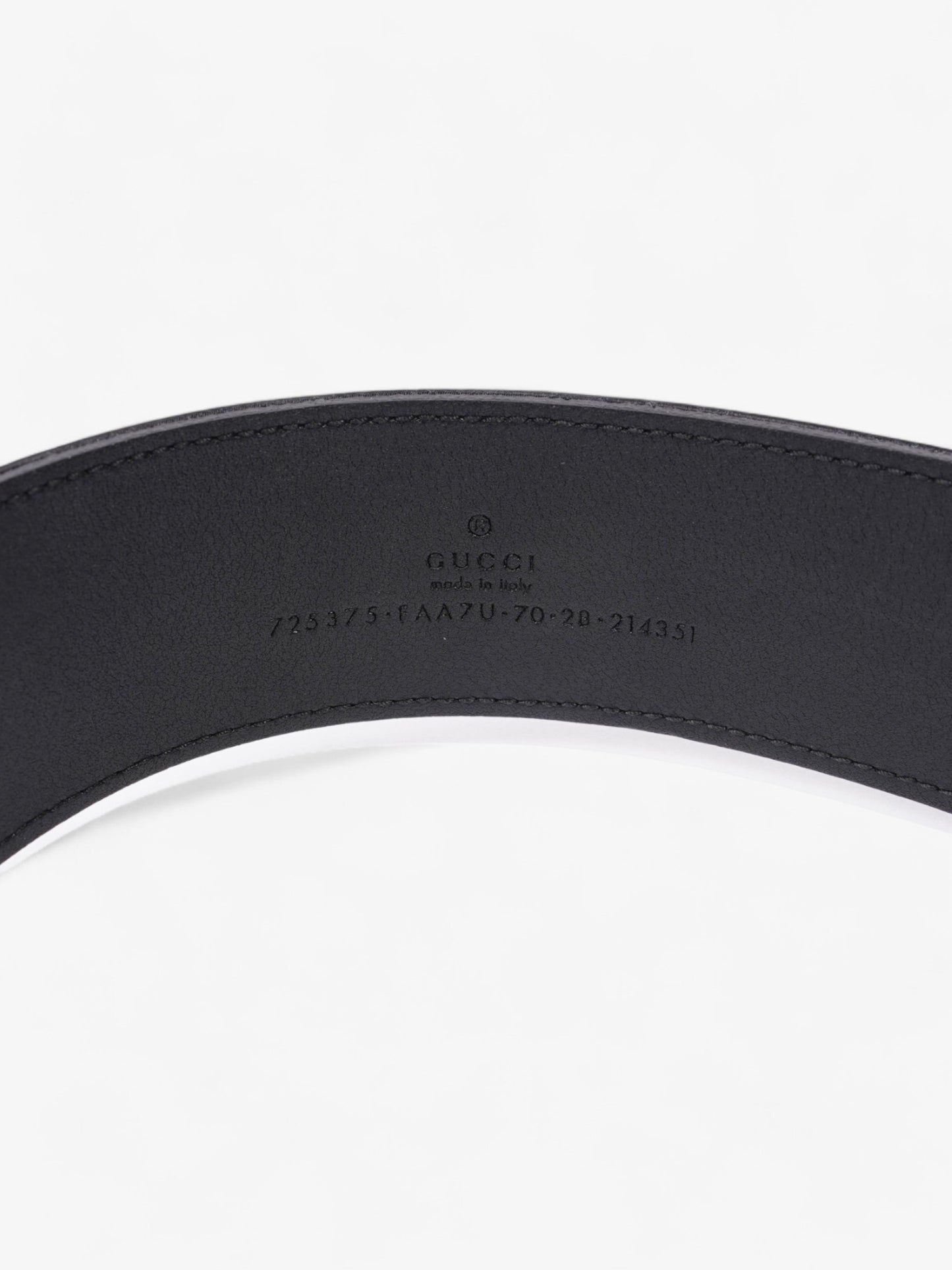 Gucci GG Dionysus Belt Black / Silver / Crystal Fabric 70cm / 28"