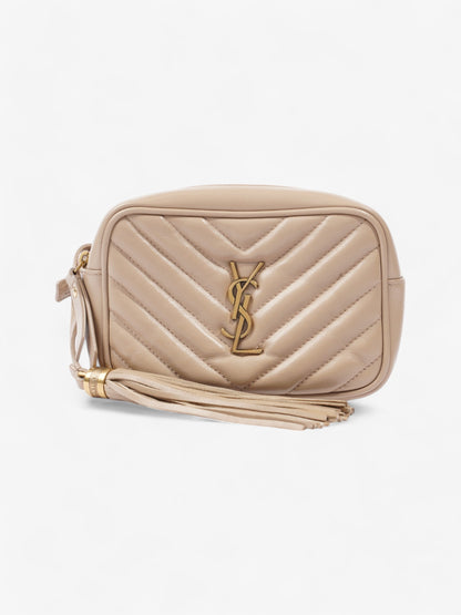Saint Laurent Lou Belt Bag Beige Matelasse Leather