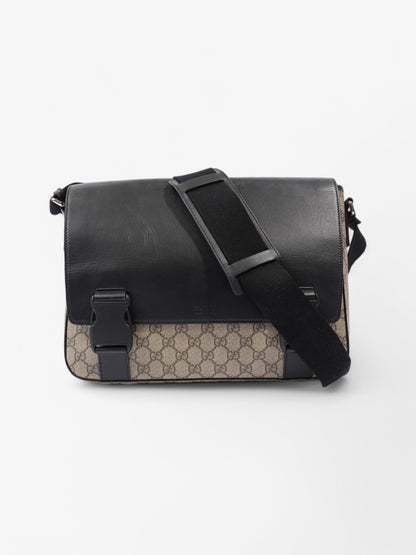 Gucci Messenger Bag GG Supreme / Black Coated Canvas