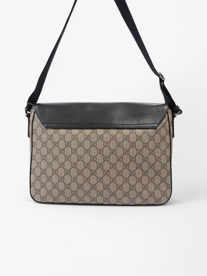 Gucci Messenger Bag GG Supreme / Black Coated Canvas