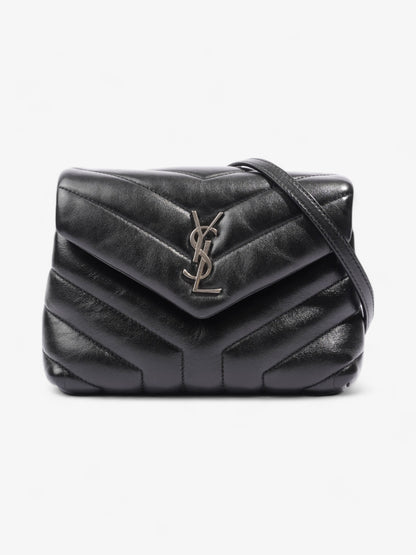 Saint Laurent Lou Lou Black Matelasse Leather Toy