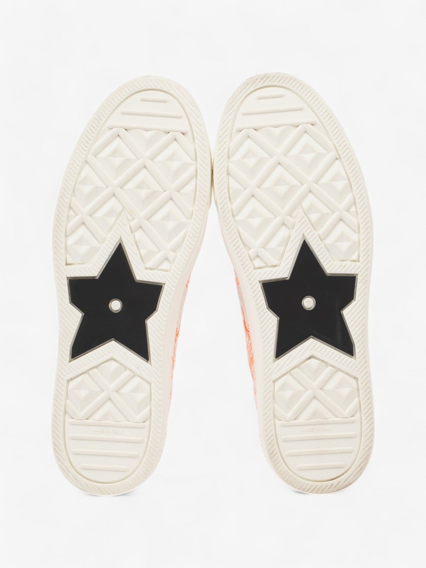 Christian Dior Walk'n'Dior Sneaker White  / Orange Canvas EU 41 UK 8