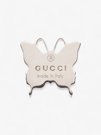 Gucci Butterfly Earrings Silver Silver Sterling