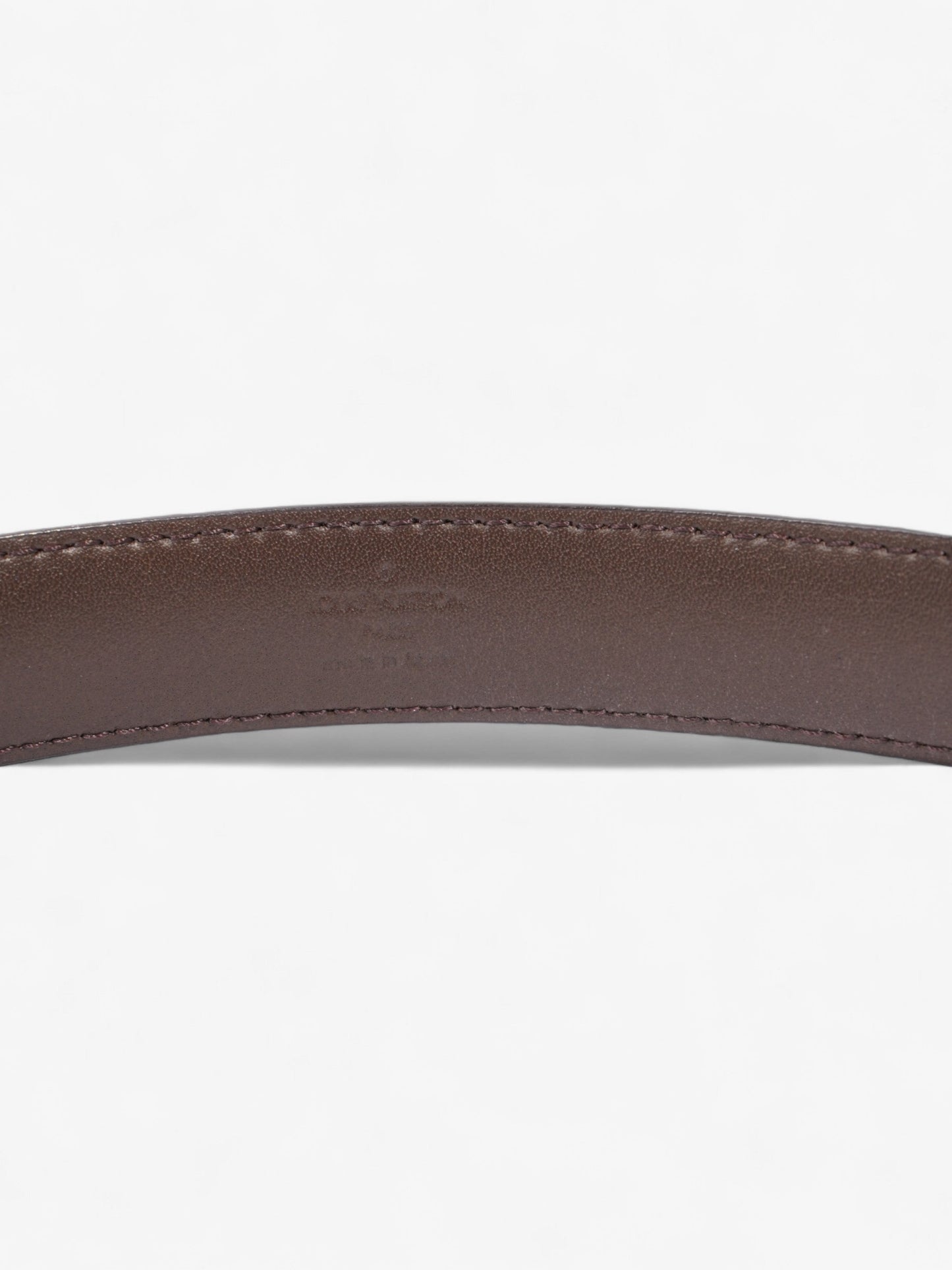 Louis Vuitton LV Initiales Reversible Belt Damier Ebene Coated Canvas 80cm / 32"