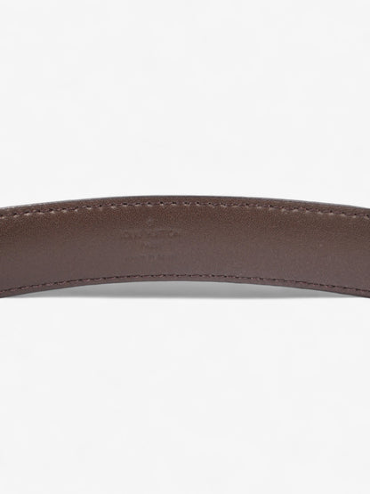 Louis Vuitton LV Initiales Reversible Belt Damier Ebene Coated Canvas 80cm / 32"