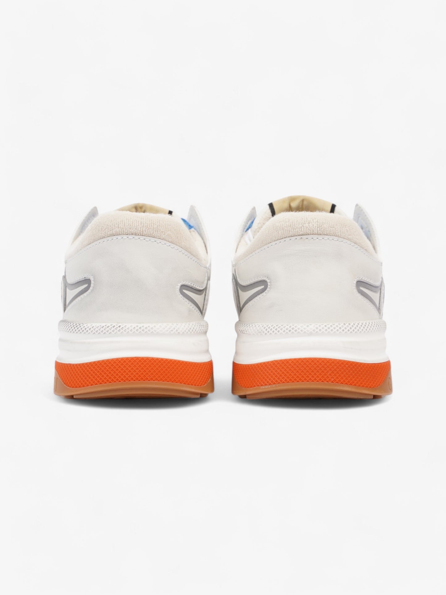 Gucci Ultrapace Sneakers White  / Blue / Green Mesh EU 42 UK 8