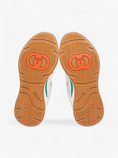 Gucci Ultrapace Sneakers White  / Blue / Green Mesh EU 42 UK 8