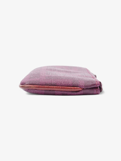 Fendi Zucca Coin Purse Grape Canvas