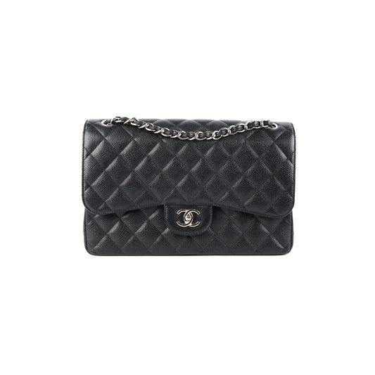 Chanel Classic Flap Jumbo Black Caviar SHW