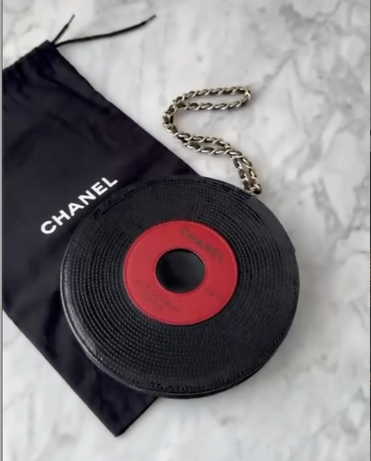 Chanel Spring/Summer 2015 Vinyl Record Clutch