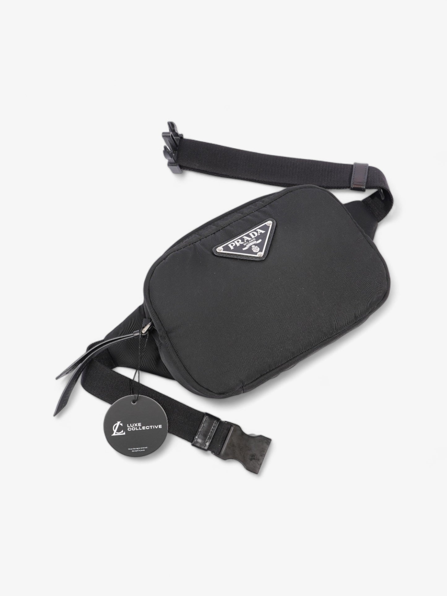 Prada Padded Camera Bum Bag Black Nylon