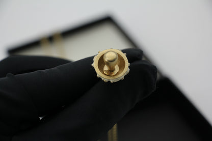 Chanel Vintage 03S Metal White Mushroom Necklace