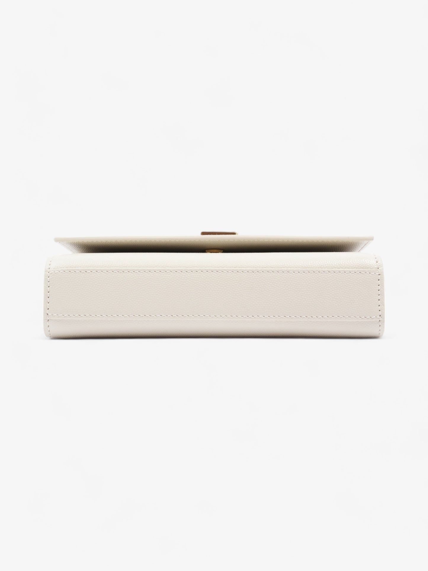 Saint Laurent Kate White Leather Small