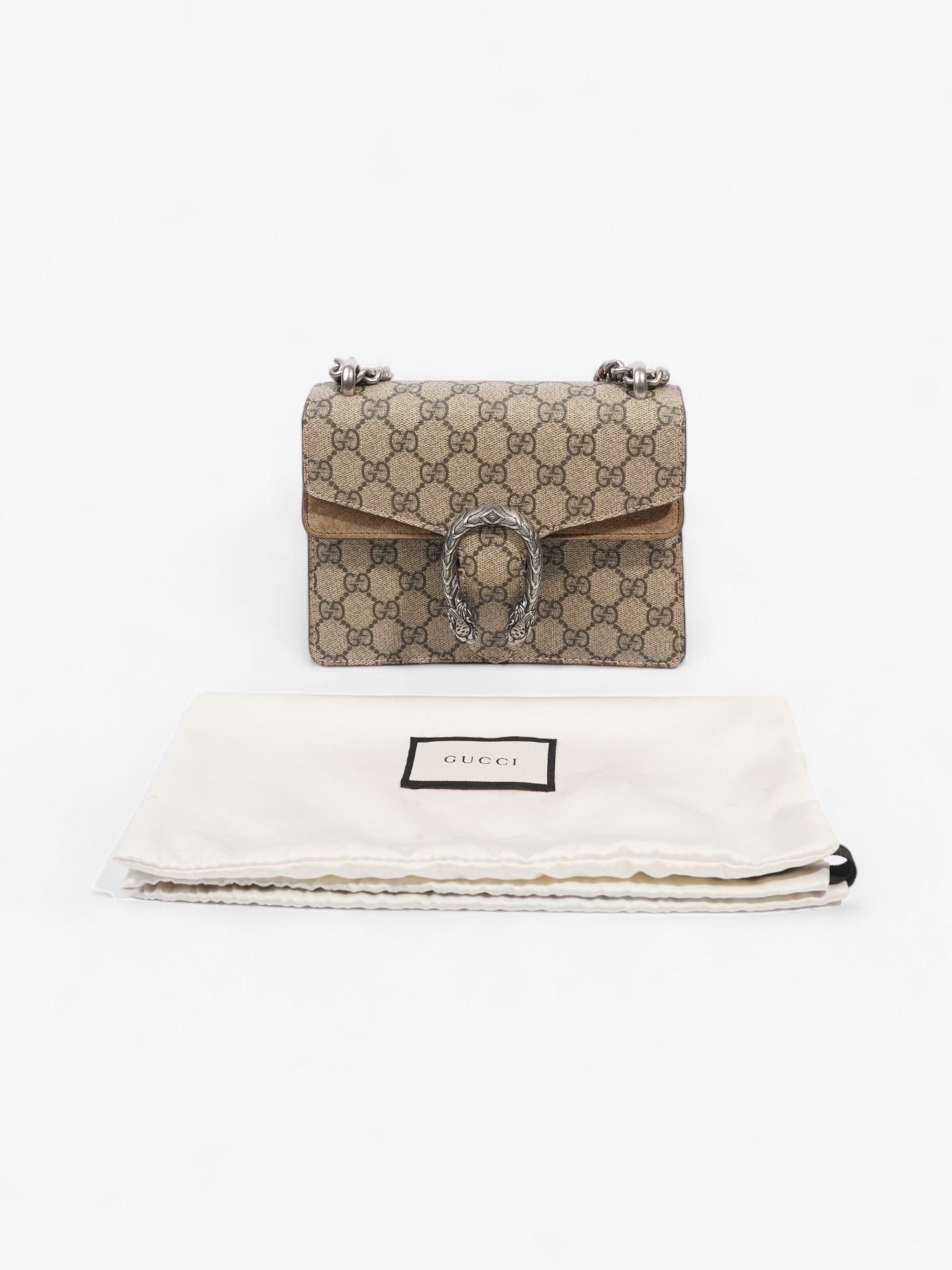 Gucci Dionysus Beige And Ebony GG Supreme Coated Canvas Mini