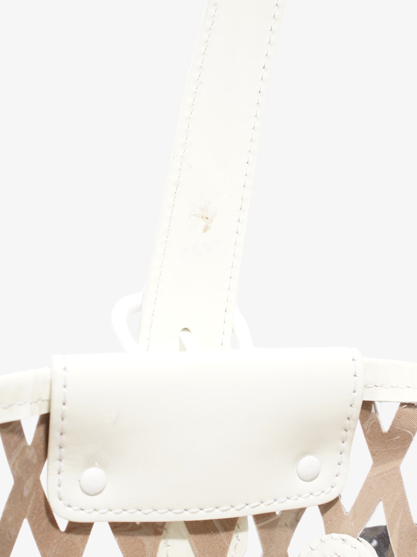 Burberry Net Drawstring Bag Supernova Check PVC