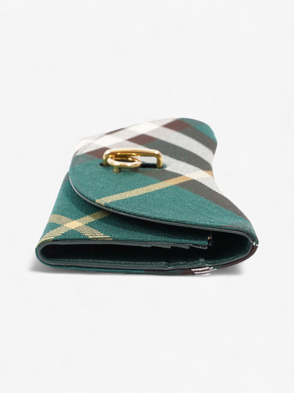 Burberry Rocking Horse Continental Wallet Ivy Polyester