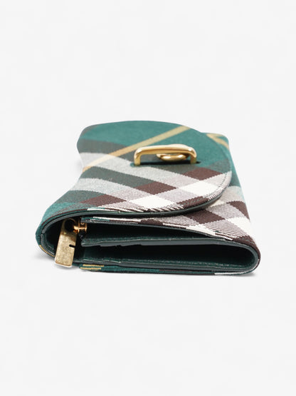 Burberry Rocking Horse Continental Wallet Ivy Polyester